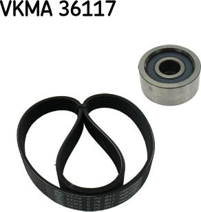 SKF VKMA 36117 - V-Ribbed Belt Set autospares.lv