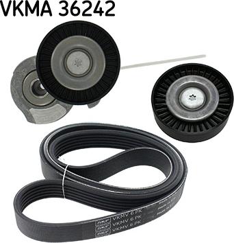 SKF VKMA 36242 - V-Ribbed Belt Set autospares.lv