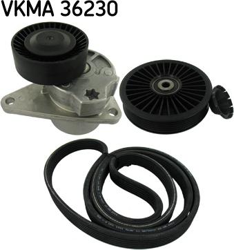 SKF VKMA 36230 - V-Ribbed Belt Set autospares.lv
