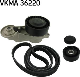SKF VKMA 36220 - V-Ribbed Belt Set autospares.lv