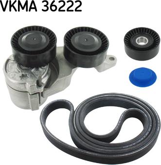 SKF VKMA 36222 - V-Ribbed Belt Set autospares.lv