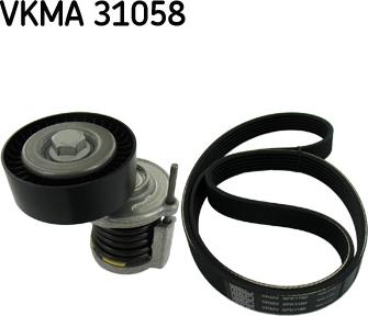 SKF VKMA 31058 - V-Ribbed Belt Set autospares.lv