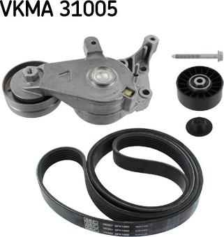 SKF VKMA 31005 - V-Ribbed Belt Set autospares.lv