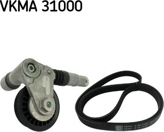 SKF VKMA 31000 - V-Ribbed Belt Set autospares.lv