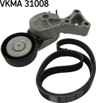 SKF VKMA 31008 - V-Ribbed Belt Set autospares.lv