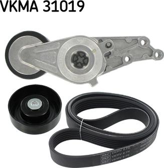 SKF VKMA 31019 - V-Ribbed Belt Set autospares.lv