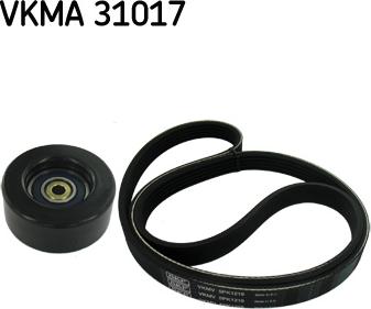 SKF VKMA 31017 - V-Ribbed Belt Set autospares.lv