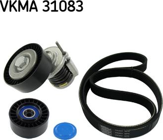 SKF VKMA 31083 - V-Ribbed Belt Set autospares.lv