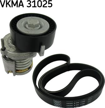 SKF VKMA 31025 - V-Ribbed Belt Set autospares.lv