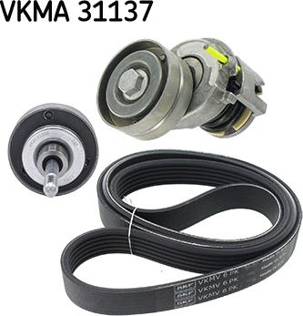 SKF VKMA 31137 - V-Ribbed Belt Set autospares.lv