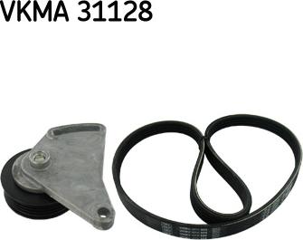 SKF VKMA 31128 - V-Ribbed Belt Set autospares.lv