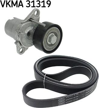 SKF VKMA 31319 - V-Ribbed Belt Set autospares.lv