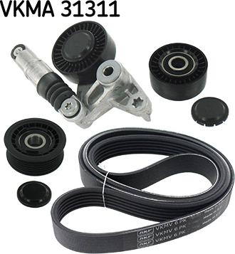 SKF VKMA 31311 - V-Ribbed Belt Set autospares.lv