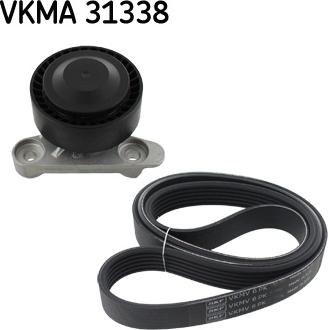 SKF VKMA 31338 - V-Ribbed Belt Set autospares.lv