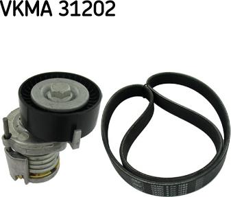 SKF VKMA 31202 - V-Ribbed Belt Set autospares.lv