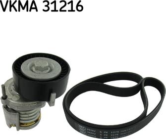 SKF VKMA 31216 - V-Ribbed Belt Set autospares.lv