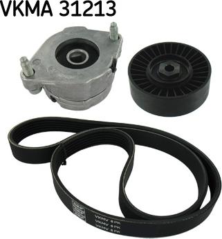 SKF VKMA 31213 - V-Ribbed Belt Set autospares.lv