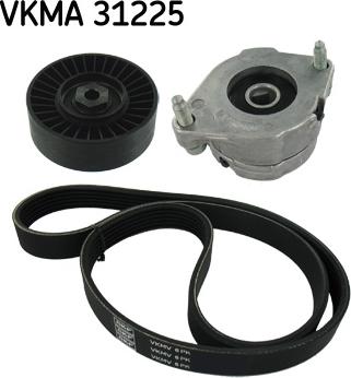 SKF VKMA 31225 - V-Ribbed Belt Set autospares.lv