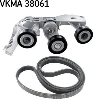 SKF VKMA 38061 - V-Ribbed Belt Set autospares.lv