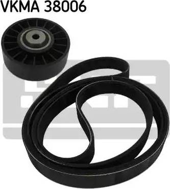 SKF VKMA 38006 - V-Ribbed Belt Set autospares.lv