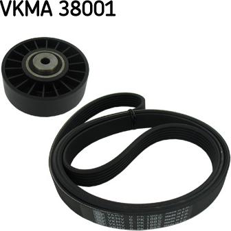 SKF VKMA 38001 - V-Ribbed Belt Set autospares.lv