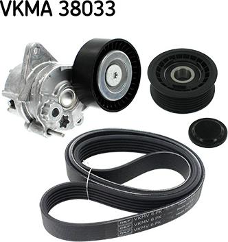 SKF VKMA 38033 - V-Ribbed Belt Set autospares.lv