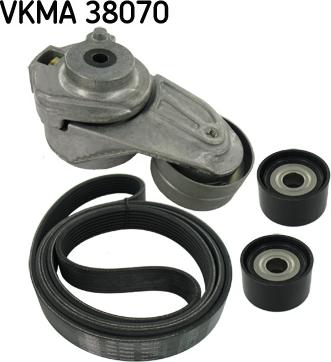 SKF VKMA 38070 - V-Ribbed Belt Set autospares.lv