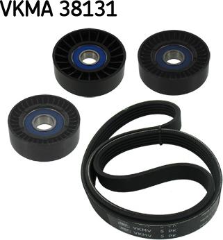 SKF VKMA 38131 - V-Ribbed Belt Set autospares.lv