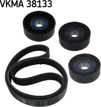 SKF VKMA 38133 - V-Ribbed Belt Set autospares.lv