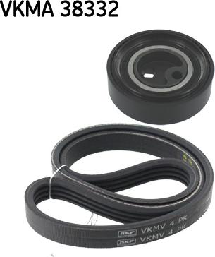 SKF VKMA 38332 - V-Ribbed Belt Set autospares.lv