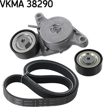 SKF VKMA 38290 - V-Ribbed Belt Set autospares.lv