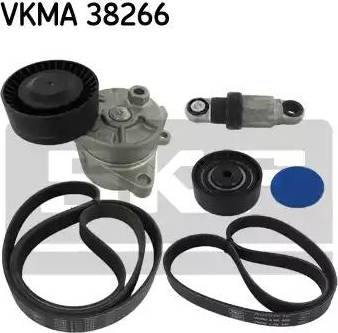 SKF VKMA 38266 - V-Ribbed Belt Set autospares.lv