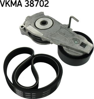 SKF VKMA 38702 - V-Ribbed Belt Set autospares.lv