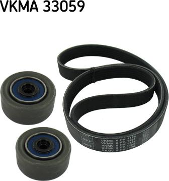 SKF VKMA 33059 - V-Ribbed Belt Set autospares.lv