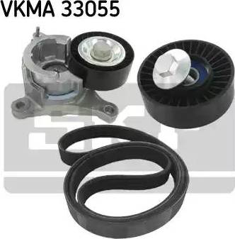 SKF VKMA 33055 - V-Ribbed Belt Set autospares.lv