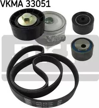 SKF VKMA 33051 - V-Ribbed Belt Set autospares.lv