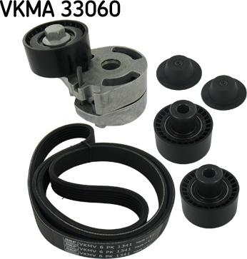 SKF VKMA 33060 - V-Ribbed Belt Set autospares.lv