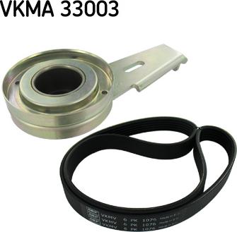 SKF VKMA 33003 - V-Ribbed Belt Set autospares.lv