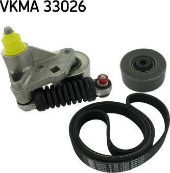 SKF VKMA 33026 - V-Ribbed Belt Set autospares.lv