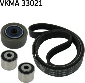 SKF VKMA 33021 - V-Ribbed Belt Set autospares.lv