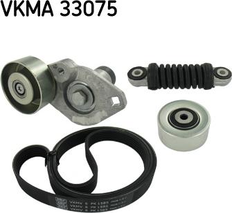 SKF VKMA 33075 - V-Ribbed Belt Set autospares.lv