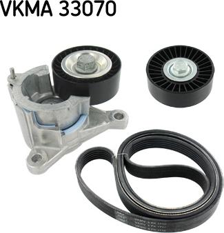 SKF VKMA 33070 - V-Ribbed Belt Set autospares.lv