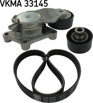 SKF VKMA 33145 - V-Ribbed Belt Set autospares.lv
