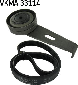 SKF VKMA 33114 - V-Ribbed Belt Set autospares.lv