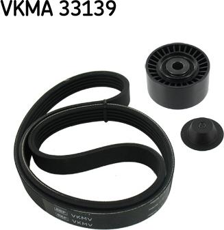 SKF VKMA 33139 - V-Ribbed Belt Set autospares.lv