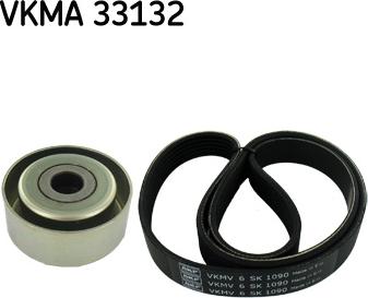 SKF VKMA 33132 - V-Ribbed Belt Set autospares.lv