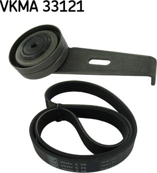 SKF VKMA 33121 - V-Ribbed Belt Set autospares.lv