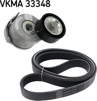 SKF VKMA 33348 - V-Ribbed Belt Set autospares.lv