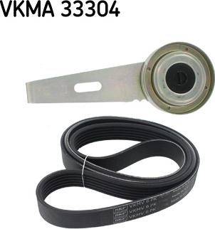 SKF VKMA 33304 - V-Ribbed Belt Set autospares.lv