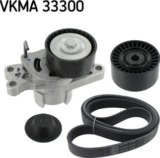 SKF VKMA 33300 - V-Ribbed Belt Set autospares.lv